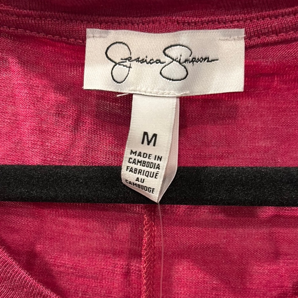 Jessica Simpson Pink Short Sleeve Tee Dress - Picture 2 of 3